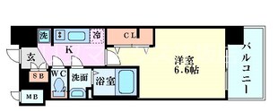 ファステート江坂ランウェイの物件間取画像